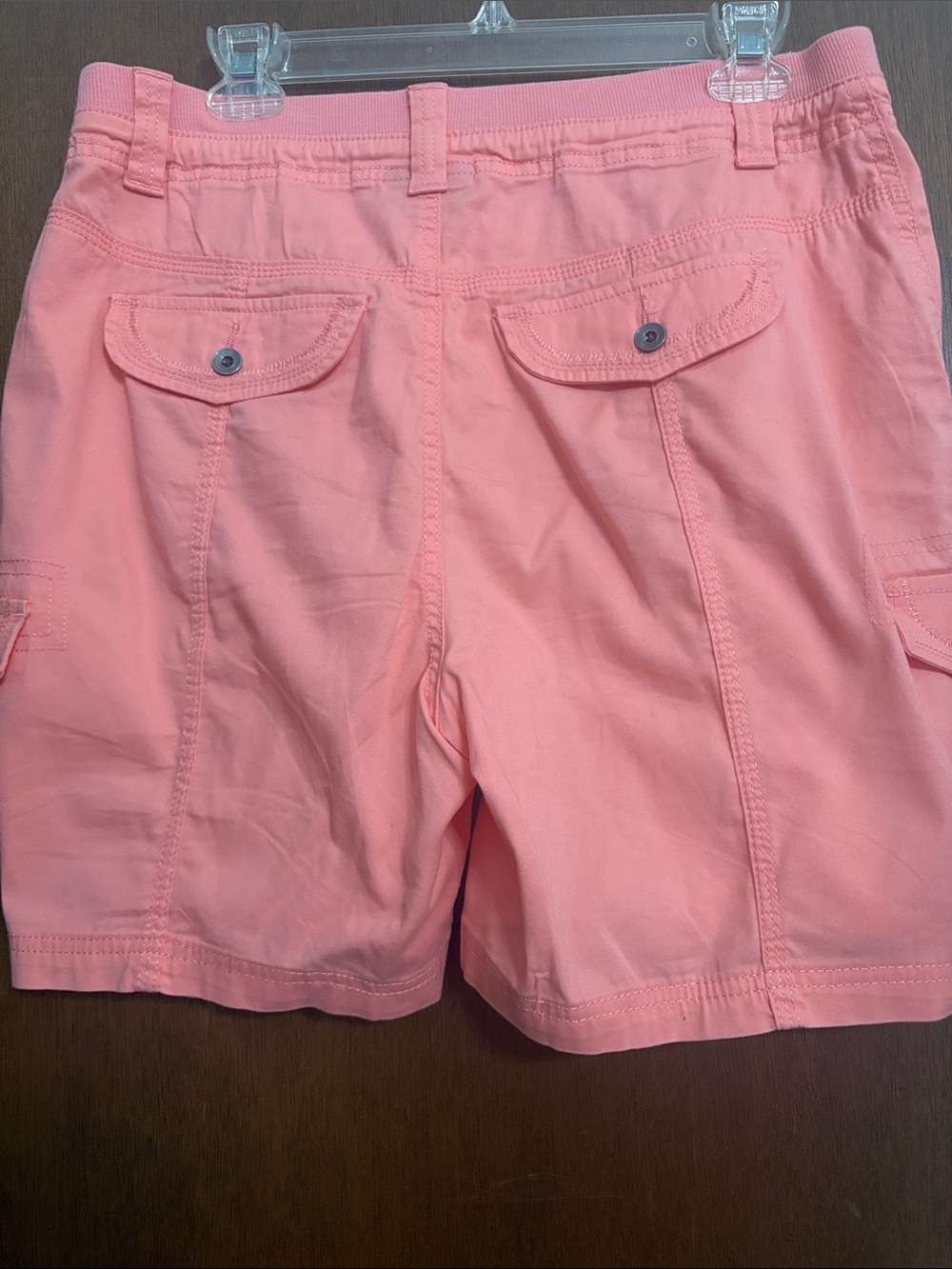 Style & Co. Coral Pink Cargo Shorts - Picture 2 of 4